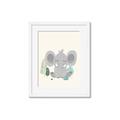 Picture of Big-eared Elephant  _GroupedProduct_Rectangle_Portrait_Mini_ _GroupedProduct_Rectangle_Portrait_Framed_Matted_