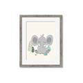 Picture of Big-eared Elephant  _GroupedProduct_Rectangle_Portrait_Mini_ _GroupedProduct_Rectangle_Portrait_Framed_Matted_