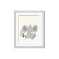 Picture of Big-eared Elephant  _GroupedProduct_Rectangle_Portrait_Mini_ _GroupedProduct_Rectangle_Portrait_Framed_Matted_