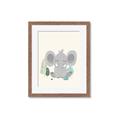 Picture of Big-eared Elephant  _GroupedProduct_Rectangle_Portrait_Mini_ _GroupedProduct_Rectangle_Portrait_Framed_Matted_