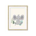 Picture of Big-eared Elephant  _GroupedProduct_Rectangle_Portrait_Mini_ _GroupedProduct_Rectangle_Portrait_Framed_Matted_