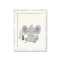 Picture of Big-eared Elephant  _GroupedProduct_Rectangle_Portrait_Mini_ _GroupedProduct_Rectangle_Portrait_Framed_Matted_