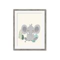 Picture of Big-eared Elephant  _GroupedProduct_Rectangle_Portrait_Mini_ _GroupedProduct_Rectangle_Portrait_Framed_Matted_