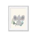 Picture of Big-eared Elephant  _GroupedProduct_Rectangle_Portrait_Mini_ _GroupedProduct_Rectangle_Portrait_Framed_Matted_