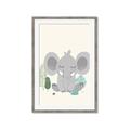 Picture of Big-eared Elephant  _GroupedProduct_Rectangle_Portrait_Mini_ _GroupedProduct_Rectangle_Portrait_Framed_Matted_