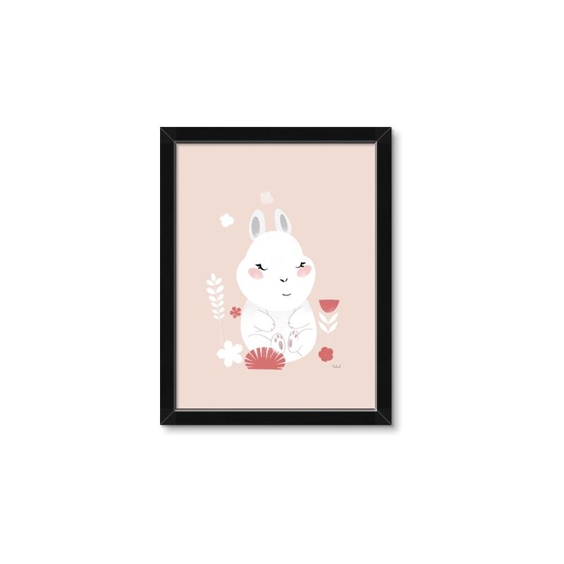Picture of Blushing bunny _GroupedProduct_Rectangle_Portrait_Mini_ _GroupedProduct_Rectangle_Portrait_Framed_Matted_