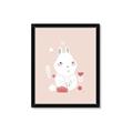 Picture of Blushing bunny _GroupedProduct_Rectangle_Portrait_Mini_ _GroupedProduct_Rectangle_Portrait_Framed_Matted_