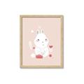 Picture of Blushing bunny _GroupedProduct_Rectangle_Portrait_Mini_ _GroupedProduct_Rectangle_Portrait_Framed_Matted_