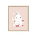 Picture of Blushing bunny _GroupedProduct_Rectangle_Portrait_Mini_ _GroupedProduct_Rectangle_Portrait_Framed_Matted_