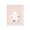 Picture of Blushing bunny _GroupedProduct_Rectangle_Portrait_Mini_ _GroupedProduct_Rectangle_Portrait_Framed_Matted_