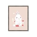 Picture of Blushing bunny _GroupedProduct_Rectangle_Portrait_Mini_ _GroupedProduct_Rectangle_Portrait_Framed_Matted_