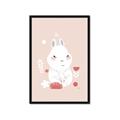 Picture of Blushing bunny _GroupedProduct_Rectangle_Portrait_Mini_ _GroupedProduct_Rectangle_Portrait_Framed_Matted_