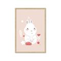 Picture of Blushing bunny _GroupedProduct_Rectangle_Portrait_Mini_ _GroupedProduct_Rectangle_Portrait_Framed_Matted_