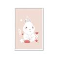 Picture of Blushing bunny _GroupedProduct_Rectangle_Portrait_Mini_ _GroupedProduct_Rectangle_Portrait_Framed_Matted_
