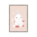 Picture of Blushing bunny _GroupedProduct_Rectangle_Portrait_Mini_ _GroupedProduct_Rectangle_Portrait_Framed_Matted_