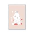 Picture of Blushing bunny _GroupedProduct_Rectangle_Portrait_Mini_ _GroupedProduct_Rectangle_Portrait_Framed_Matted_