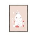 Picture of Blushing bunny _GroupedProduct_Rectangle_Portrait_Mini_ _GroupedProduct_Rectangle_Portrait_Framed_Matted_