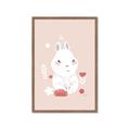 Picture of Blushing bunny _GroupedProduct_Rectangle_Portrait_Mini_ _GroupedProduct_Rectangle_Portrait_Framed_Matted_