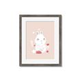 Picture of Blushing bunny _GroupedProduct_Rectangle_Portrait_Mini_ _GroupedProduct_Rectangle_Portrait_Framed_Matted_