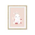 Picture of Blushing bunny _GroupedProduct_Rectangle_Portrait_Mini_ _GroupedProduct_Rectangle_Portrait_Framed_Matted_