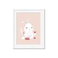 Picture of Blushing bunny _GroupedProduct_Rectangle_Portrait_Mini_ _GroupedProduct_Rectangle_Portrait_Framed_Matted_