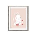 Picture of Blushing bunny _GroupedProduct_Rectangle_Portrait_Mini_ _GroupedProduct_Rectangle_Portrait_Framed_Matted_