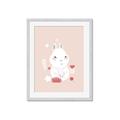 Picture of Blushing bunny _GroupedProduct_Rectangle_Portrait_Mini_ _GroupedProduct_Rectangle_Portrait_Framed_Matted_