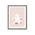 Picture of Blushing bunny _GroupedProduct_Rectangle_Portrait_Mini_ _GroupedProduct_Rectangle_Portrait_Framed_Matted_