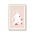 Picture of Blushing bunny _GroupedProduct_Rectangle_Portrait_Mini_ _GroupedProduct_Rectangle_Portrait_Framed_Matted_