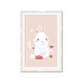 Picture of Blushing bunny _GroupedProduct_Rectangle_Portrait_Mini_ _GroupedProduct_Rectangle_Portrait_Framed_Matted_