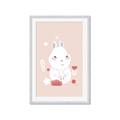 Picture of Blushing bunny _GroupedProduct_Rectangle_Portrait_Mini_ _GroupedProduct_Rectangle_Portrait_Framed_Matted_