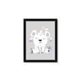Picture of Smiling Polar bear _GroupedProduct_Rectangle_Portrait_Mini_ _GroupedProduct_Rectangle_Portrait_Framed_Matted_