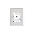 Picture of Smiling Polar bear _GroupedProduct_Rectangle_Portrait_Mini_ _GroupedProduct_Rectangle_Portrait_Framed_Matted_