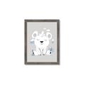 Picture of Smiling Polar bear _GroupedProduct_Rectangle_Portrait_Mini_ _GroupedProduct_Rectangle_Portrait_Framed_Matted_