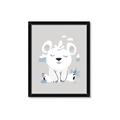 Picture of Smiling Polar bear _GroupedProduct_Rectangle_Portrait_Mini_ _GroupedProduct_Rectangle_Portrait_Framed_Matted_