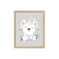 Picture of Smiling Polar bear _GroupedProduct_Rectangle_Portrait_Mini_ _GroupedProduct_Rectangle_Portrait_Framed_Matted_
