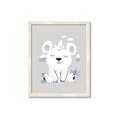 Picture of Smiling Polar bear _GroupedProduct_Rectangle_Portrait_Mini_ _GroupedProduct_Rectangle_Portrait_Framed_Matted_