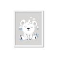 Picture of Smiling Polar bear _GroupedProduct_Rectangle_Portrait_Mini_ _GroupedProduct_Rectangle_Portrait_Framed_Matted_