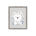 Picture of Smiling Polar bear _GroupedProduct_Rectangle_Portrait_Mini_ _GroupedProduct_Rectangle_Portrait_Framed_Matted_