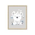 Picture of Smiling Polar bear _GroupedProduct_Rectangle_Portrait_Mini_ _GroupedProduct_Rectangle_Portrait_Framed_Matted_