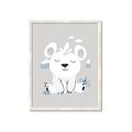 Picture of Smiling Polar bear _GroupedProduct_Rectangle_Portrait_Mini_ _GroupedProduct_Rectangle_Portrait_Framed_Matted_