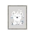 Picture of Smiling Polar bear _GroupedProduct_Rectangle_Portrait_Mini_ _GroupedProduct_Rectangle_Portrait_Framed_Matted_