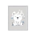 Picture of Smiling Polar bear _GroupedProduct_Rectangle_Portrait_Mini_ _GroupedProduct_Rectangle_Portrait_Framed_Matted_
