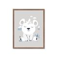 Picture of Smiling Polar bear _GroupedProduct_Rectangle_Portrait_Mini_ _GroupedProduct_Rectangle_Portrait_Framed_Matted_