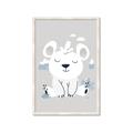 Picture of Smiling Polar bear _GroupedProduct_Rectangle_Portrait_Mini_ _GroupedProduct_Rectangle_Portrait_Framed_Matted_