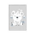 Picture of Smiling Polar bear _GroupedProduct_Rectangle_Portrait_Mini_ _GroupedProduct_Rectangle_Portrait_Framed_Matted_