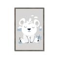 Picture of Smiling Polar bear _GroupedProduct_Rectangle_Portrait_Mini_ _GroupedProduct_Rectangle_Portrait_Framed_Matted_