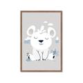 Picture of Smiling Polar bear _GroupedProduct_Rectangle_Portrait_Mini_ _GroupedProduct_Rectangle_Portrait_Framed_Matted_