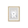 Picture of Smiling Polar bear _GroupedProduct_Rectangle_Portrait_Mini_ _GroupedProduct_Rectangle_Portrait_Framed_Matted_