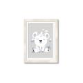 Picture of Smiling Polar bear _GroupedProduct_Rectangle_Portrait_Mini_ _GroupedProduct_Rectangle_Portrait_Framed_Matted_